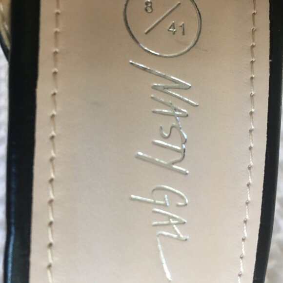 BLACK RUFFLE DETAIL STILETTO HEELS - Picture 5 of 5